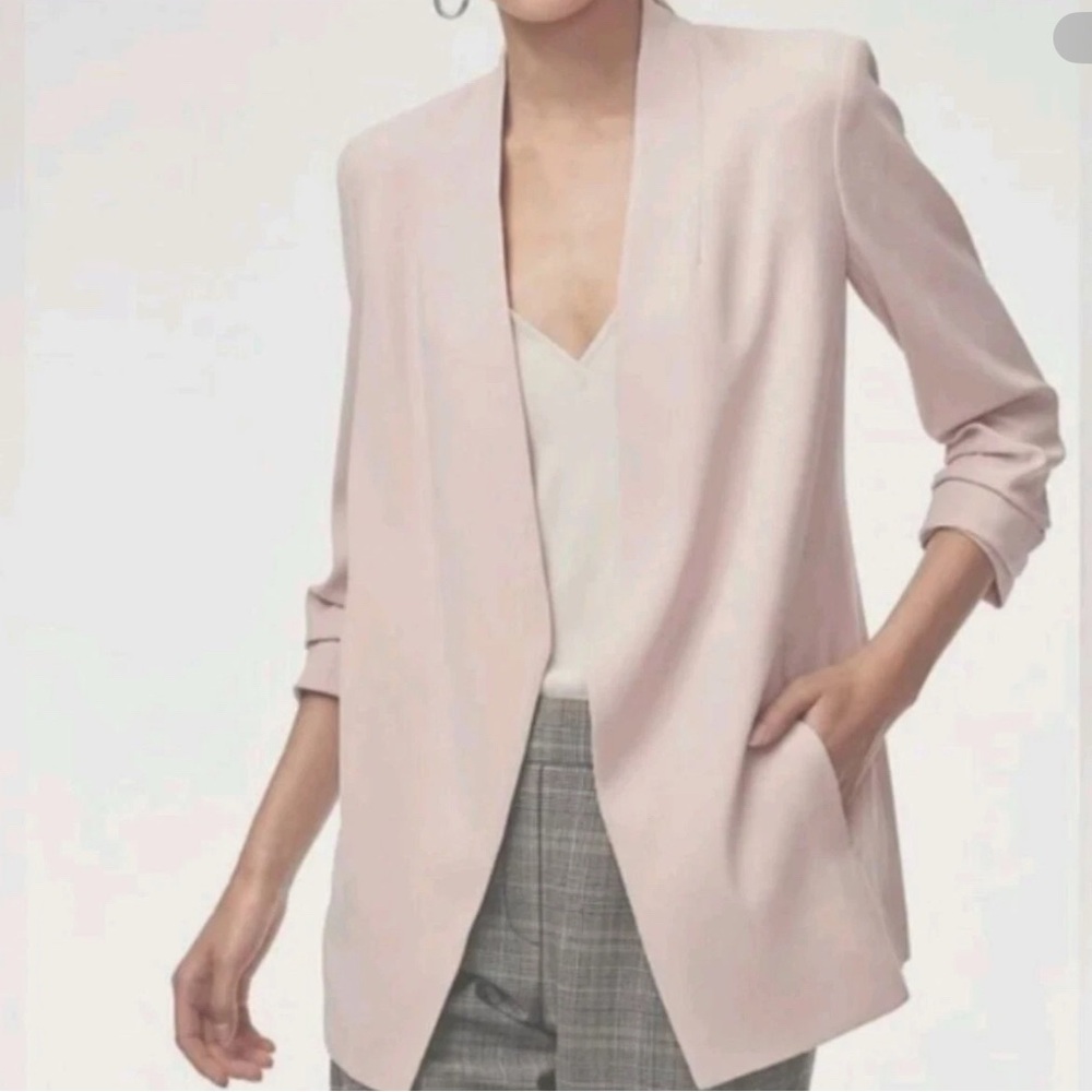 Babaton Power Blazer in Light Lavender - Pink, size 12 EUC